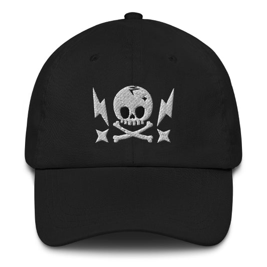 MTS SKULL SPACE PIRATE BSBL HAT - BLK
